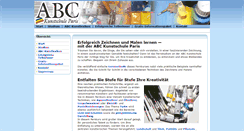 Desktop Screenshot of abc-kunstschule-paris.de